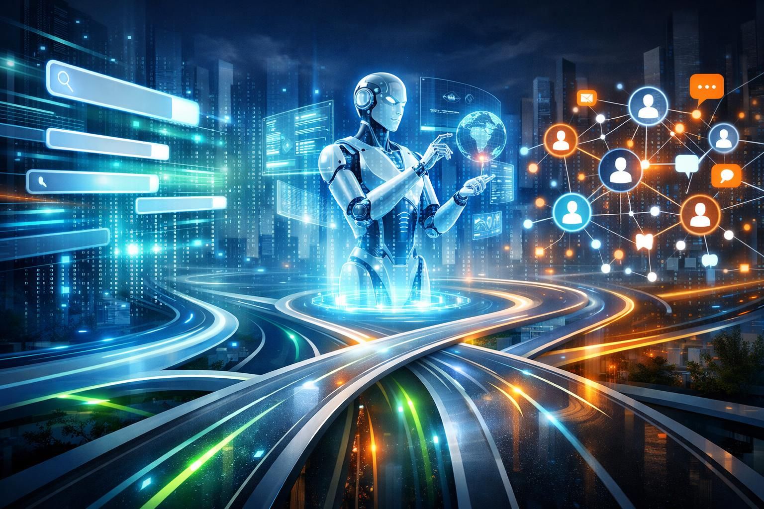 entdecken sie neue nutzerpfade zwischen suchmaschinen, künstlicher intelligenz und sozialen netzwerken, die das online-verhalten revolutionieren und innovative chancen bieten.