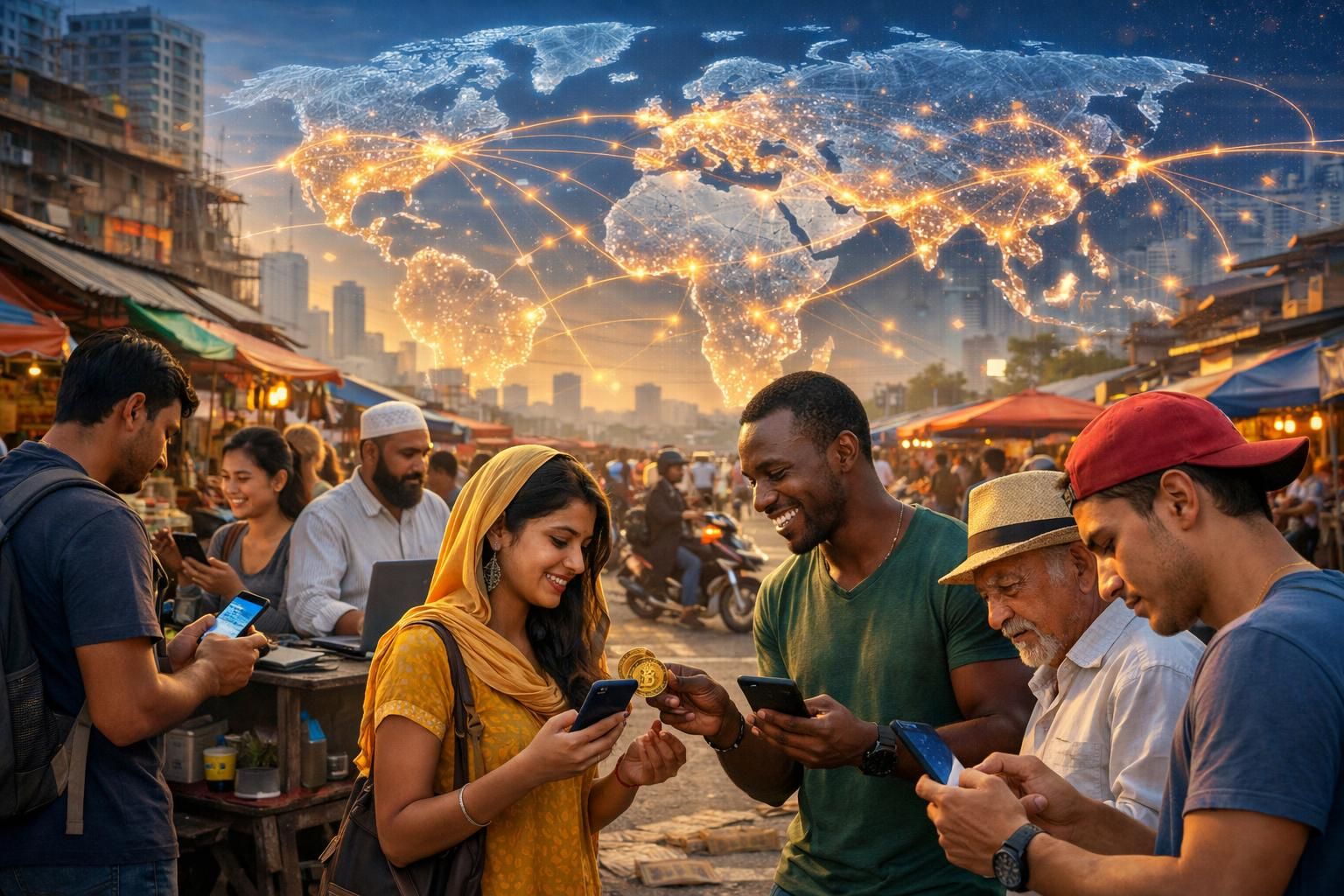 untersucht, wie die wachsende krypto-adoption in schwellenländern die globalen märkte verändert und welche auswirkungen dies auf das internationale marktgefüge hat.