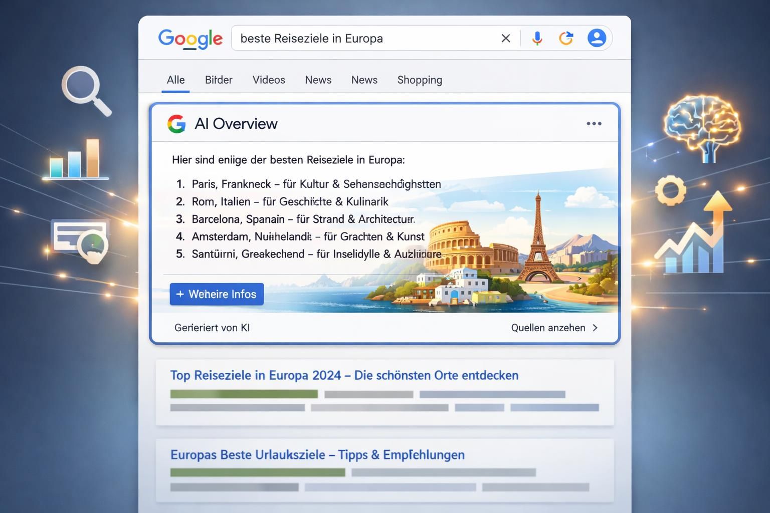 entdecken sie, wie die ai overviews von google im jahr 2026 die sichtbarkeit von online-inhalten revolutionieren und welche auswirkungen sie auf seo-strategien haben.
